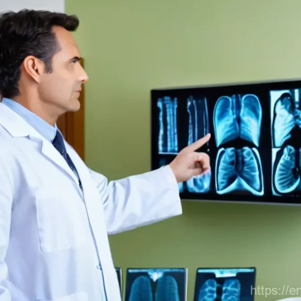 허리 통증 진료비용 비교 - **Prompt 1: Initial Consultation and Diagnosis**
"A clean, well-lit doctor's office with a large...