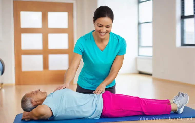 허리 통증 진료비용 비교 - **Prompt 1: Initial Consultation and Diagnosis**
    "A clean, well-lit doctor's office with a large...